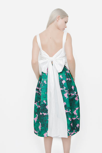 EMBROIDERED BOW BLOUSE