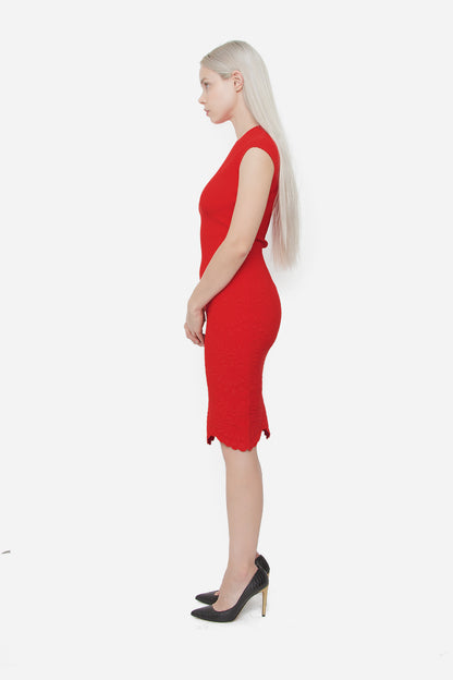 STRETCH KNIT DRESS