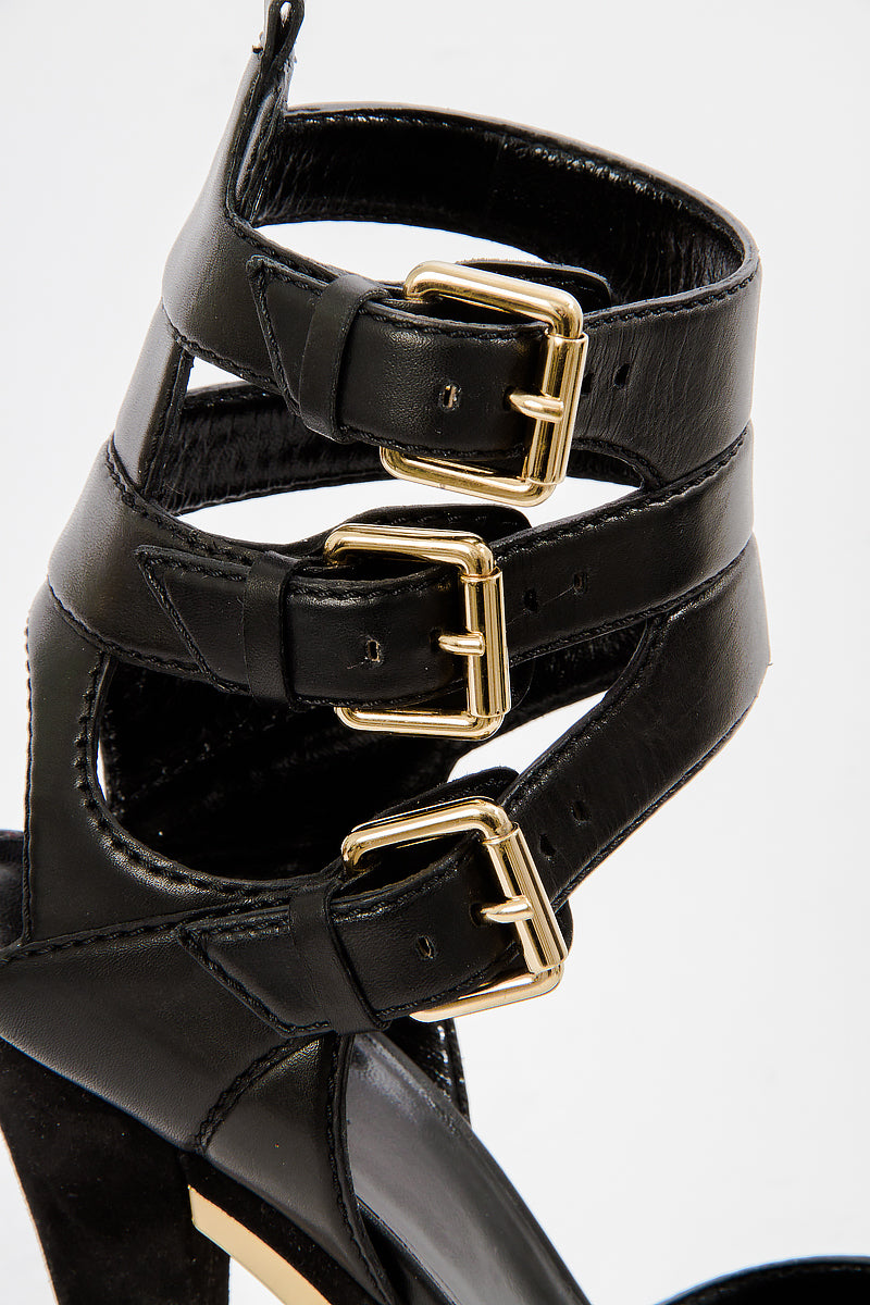 BUCKLE PLATFORMS WITH TAGS