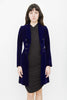 PURPLE VELVET COAT