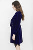 PURPLE VELVET COAT