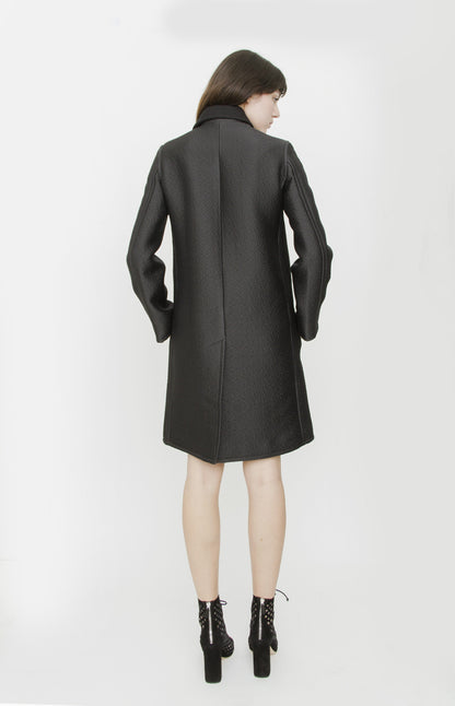 HOOP ZIPPER COAT
