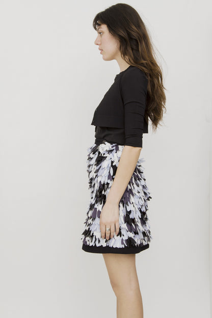 PETAL FRINGE SKIRT