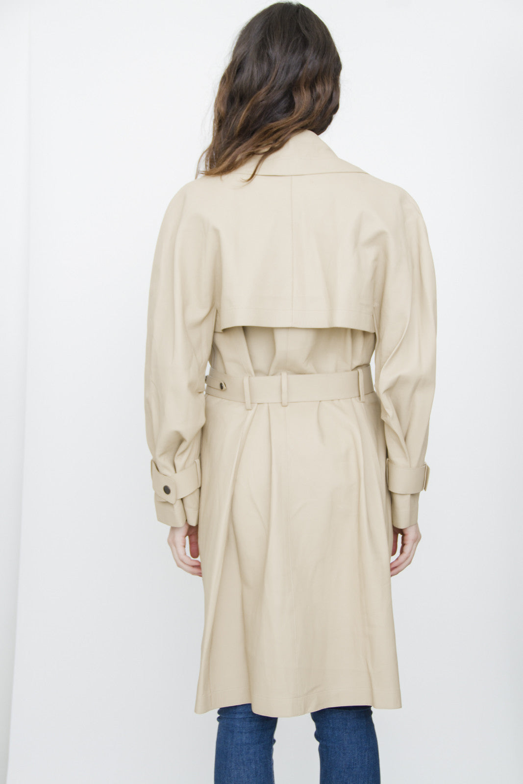LEATHER TRENCH