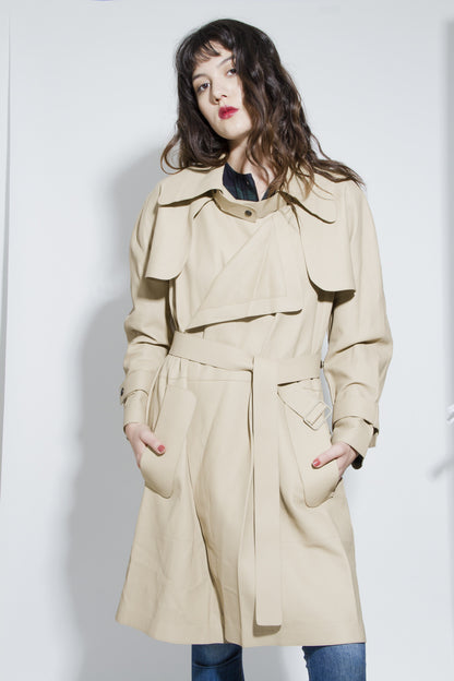 LEATHER TRENCH