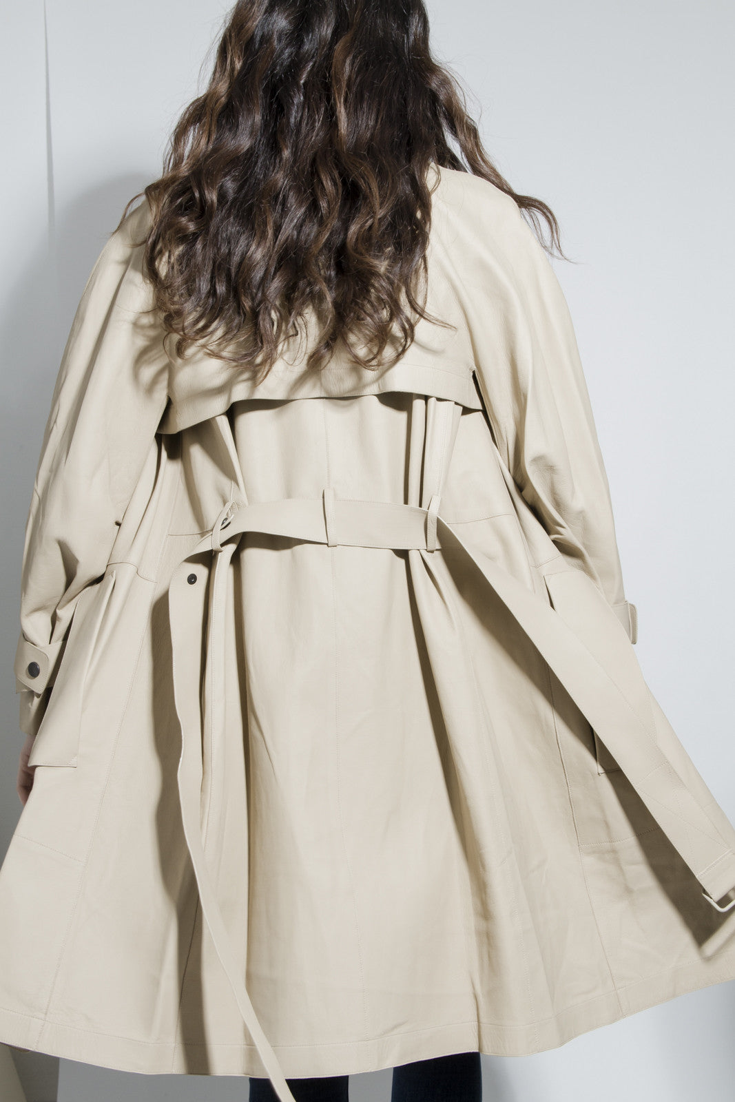 LEATHER TRENCH