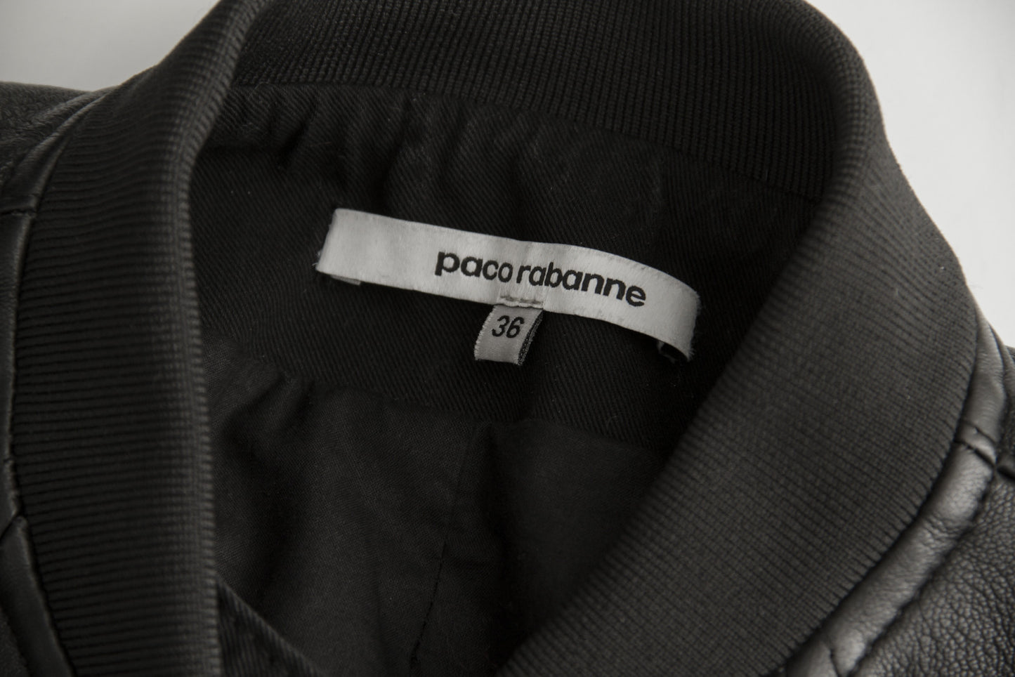 LEATHER BOMBER JACKET