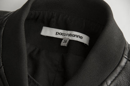 LEATHER BOMBER JACKET