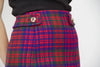 TARTAN WOOL MINI SKIRT