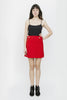 WOOL MINI SKIRT