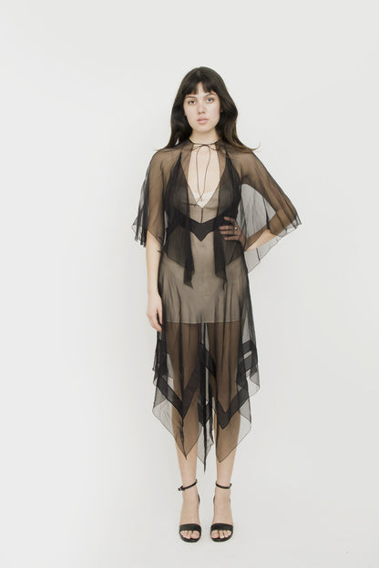 CAPE AND DRESS SET