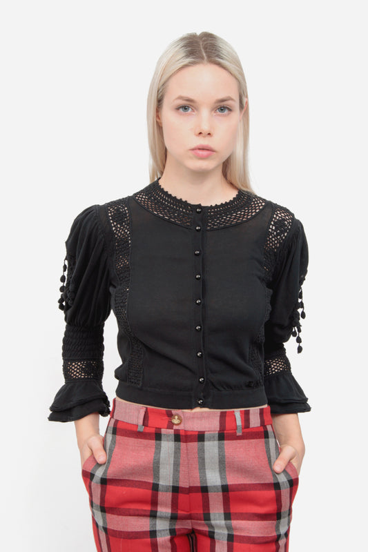 VINTAGE CROCHET CARDIGAN