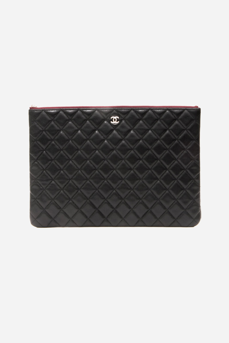 QUILTED CLUTCH WITH TAGS