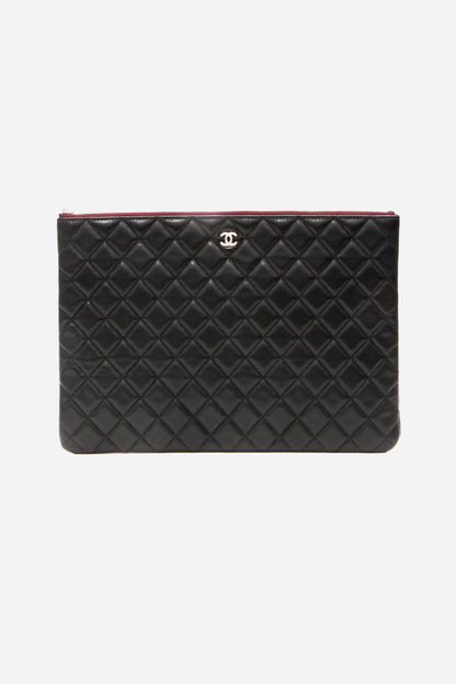 QUILTED CLUTCH WITH TAGS