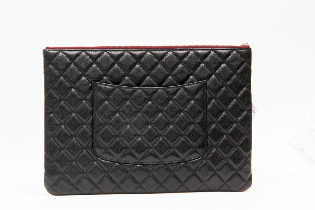 QUILTED CLUTCH WITH TAGS