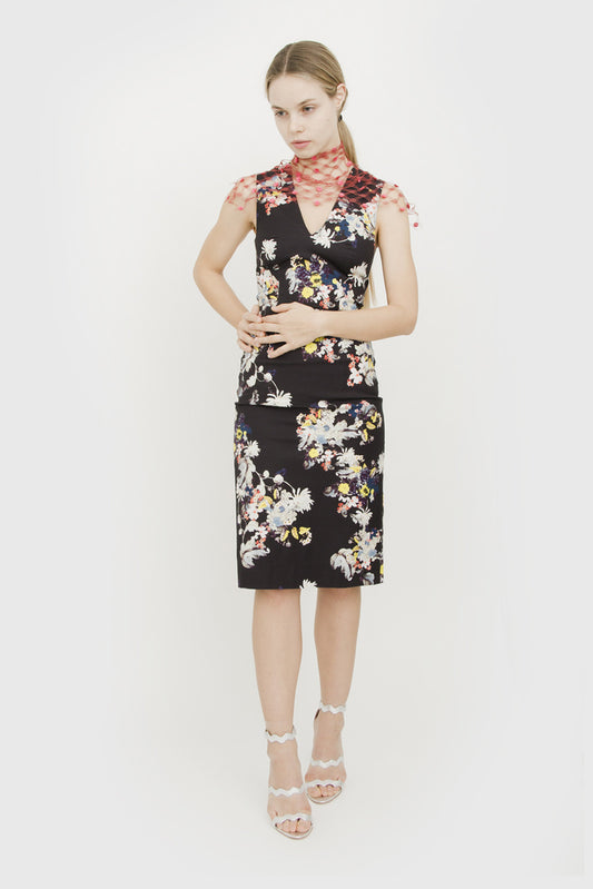 FLORAL SHIFT DRESS