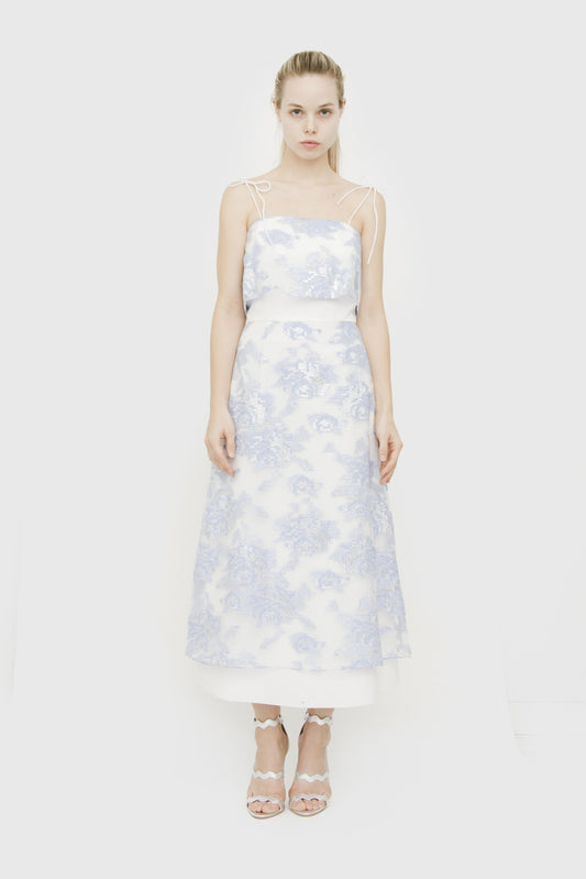 ORGANZA JACQUARD DRESS
