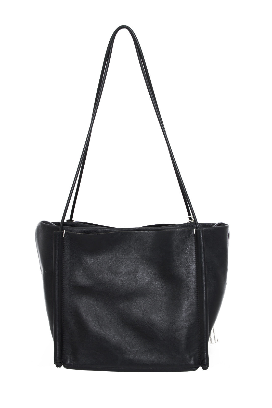 POCKET TOTE PURSE WITH TASSEL