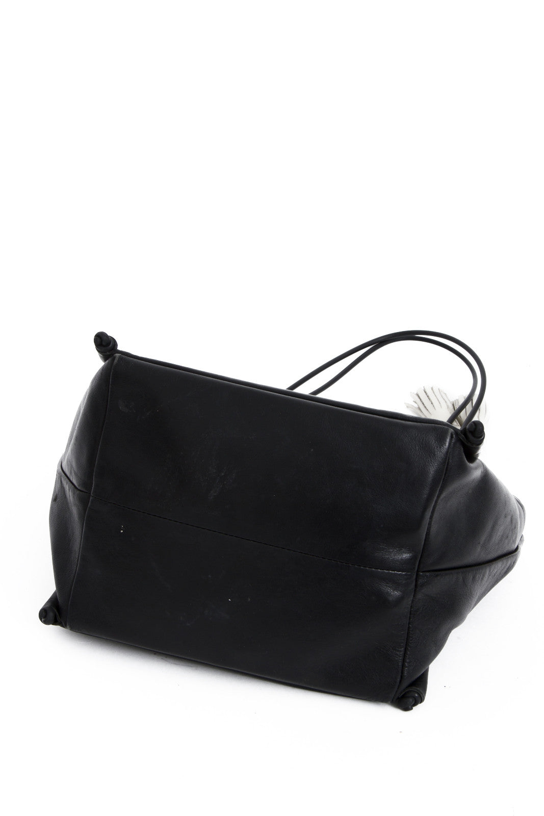 POCKET TOTE PURSE WITH TASSEL