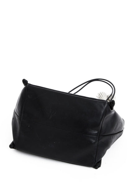 POCKET TOTE PURSE WITH TASSEL