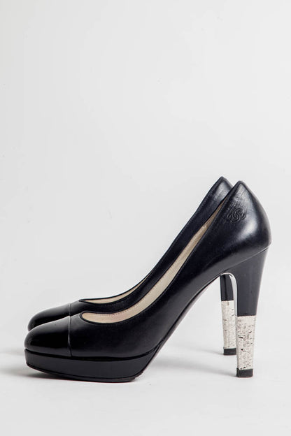 METALLIC HEEL PUMPS
