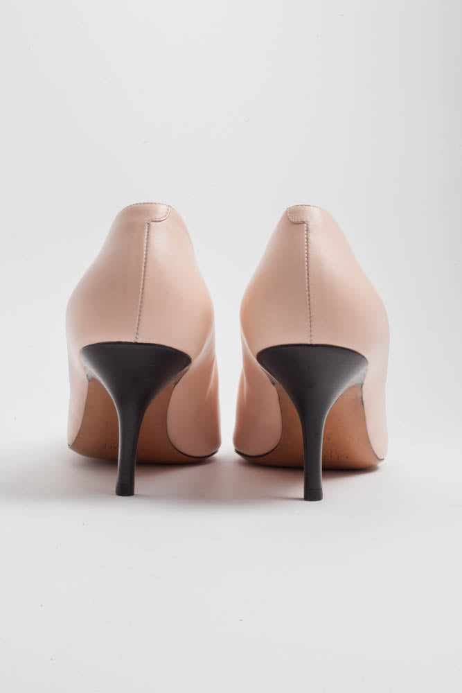 VNECK BLUSH HEELS
