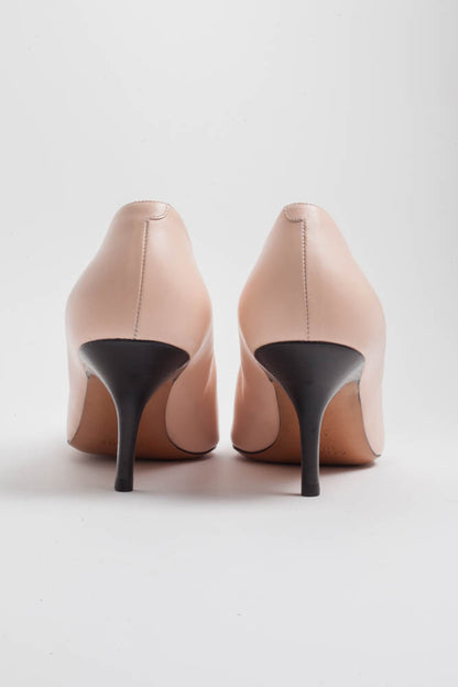VNECK BLUSH HEELS