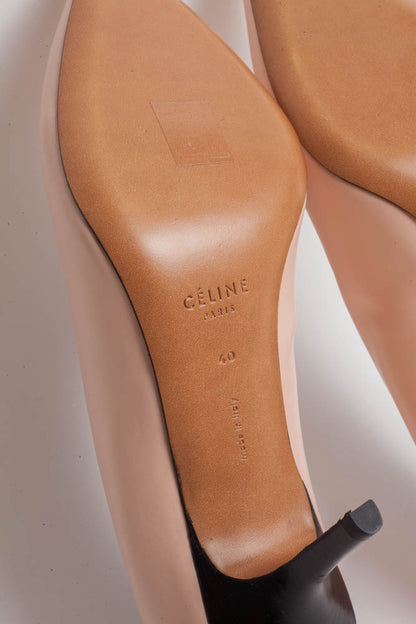 VNECK BLUSH HEELS