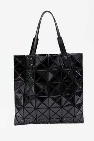 BAO BAO ISSEY MIYAKE Lucent Wring Small White Geometric Prism Bucket Bag Purse