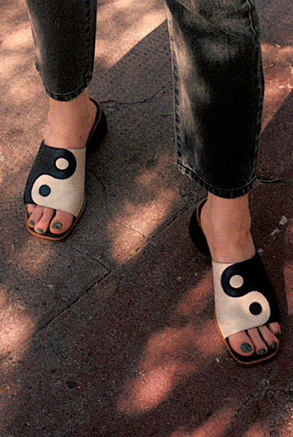 BALANCE YING YANG SANDALS – Gift of Garb - Main Image