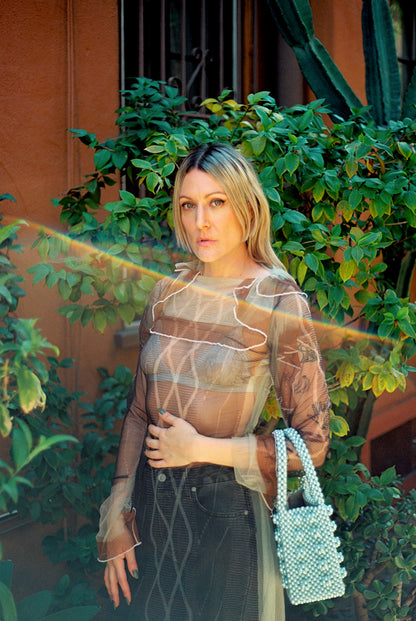 MESH MAXI DRESS