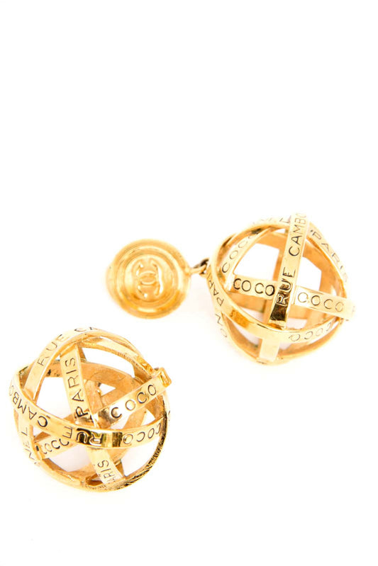 VINTAGE GLOBE EARRINGS
