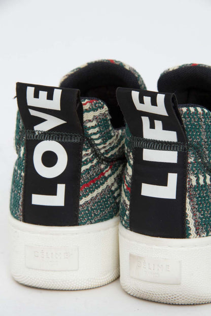 LOVE LIFE TWEED SNEAKERS