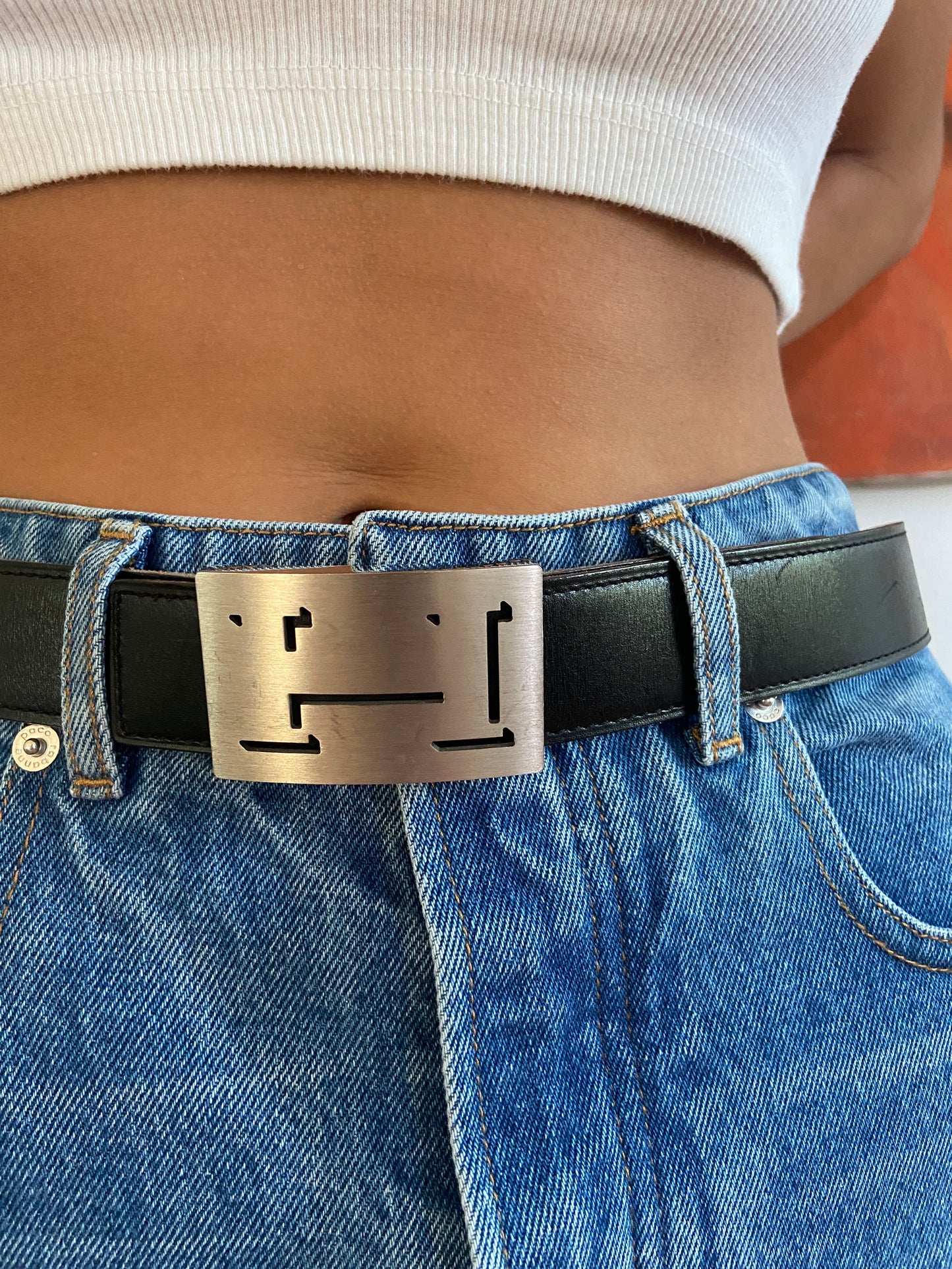 REVERSIBLE BELT WITH BUCKLE