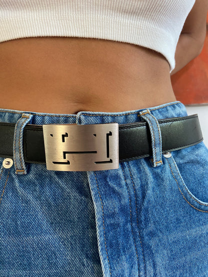 REVERSIBLE BELT WITH BUCKLE