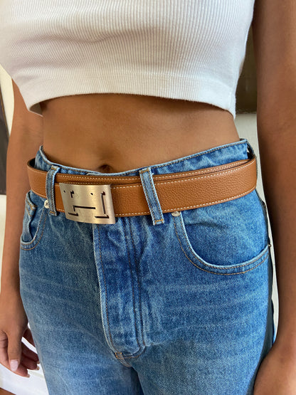 REVERSIBLE BELT WITH BUCKLE