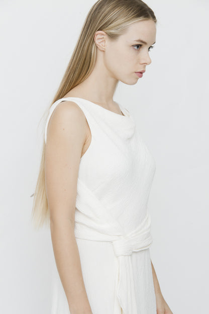 CREPE TIE DRESS