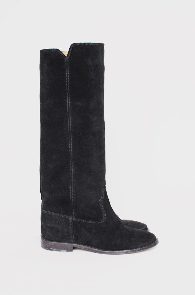 CLEAVE SUEDE KNEE HIGH BOOTS