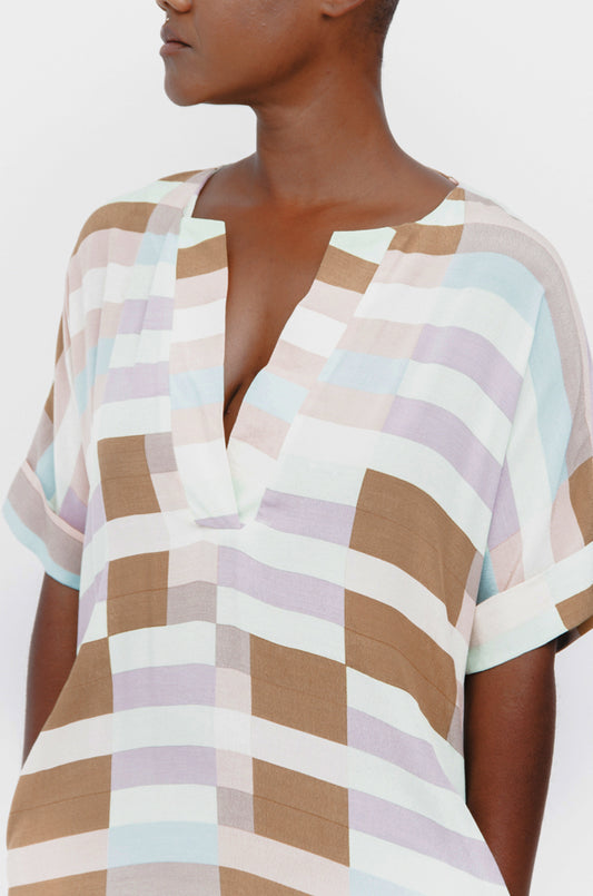 PASTEL STRIPE DRESS