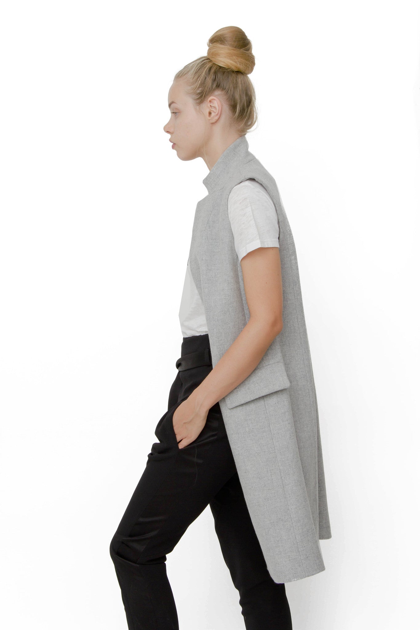 WOOL GRAY VEST