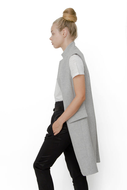 WOOL GRAY VEST