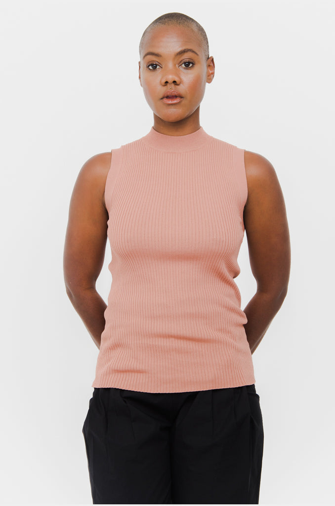 LEILA RIBBED TOP