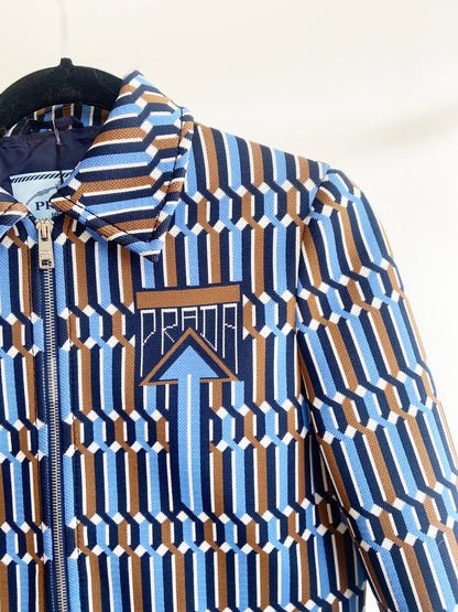 SS19 GEOMETRIC JACQUARD JACKET