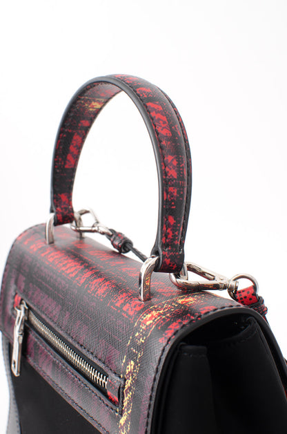 TARTAIN TESSUTO & SAFFIANO PURSE
