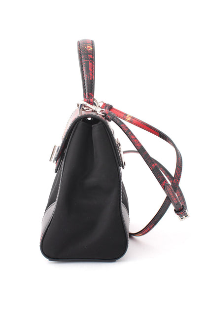 TARTAIN TESSUTO & SAFFIANO PURSE