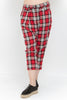 PLAID HAREM PANTS