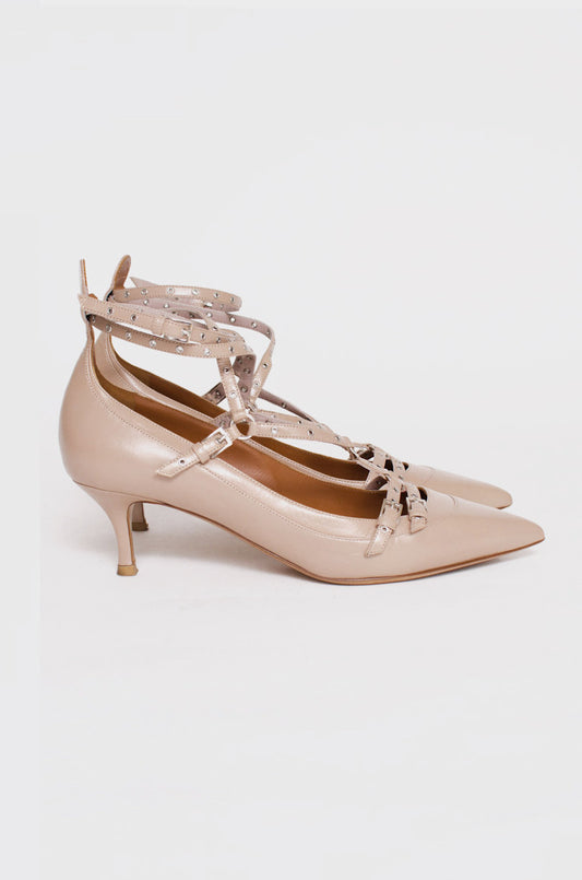 LOVE LATCH GROMMET HEELS