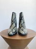 SNAKESKIN DUSTY GREEN BOOT