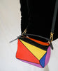 Patchwork Rainbow Multicolor Shoulder Bag