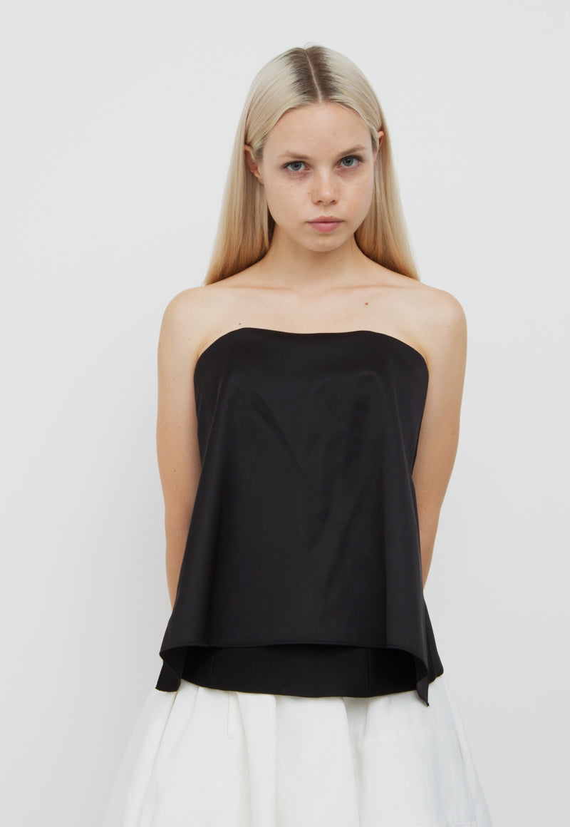 STRAPLESS BLOUSE